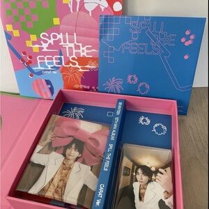 Seventeen Jeonghan The 12th EP: Spill The Feels CD [Pink Version] NEW Open Box